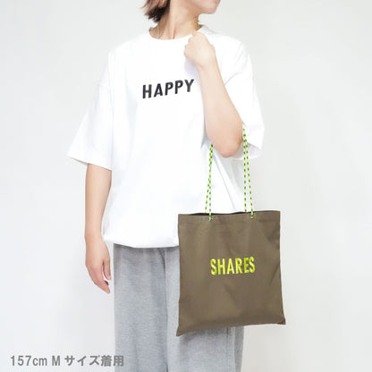 〈期間限定受注生産〉ネーム刺繍セミオーダー【 ドローコード T＋スクエアトートバッグ お得セット】