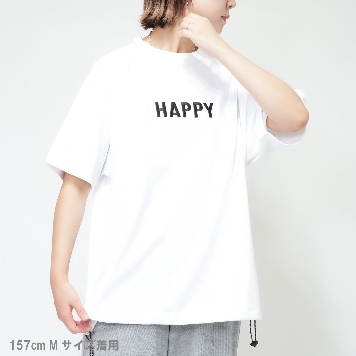 〈期間限定受注生産〉ネーム刺繍セミオーダー【 DRAWCORD T-SHIRT/ドローコード Tシャツ】