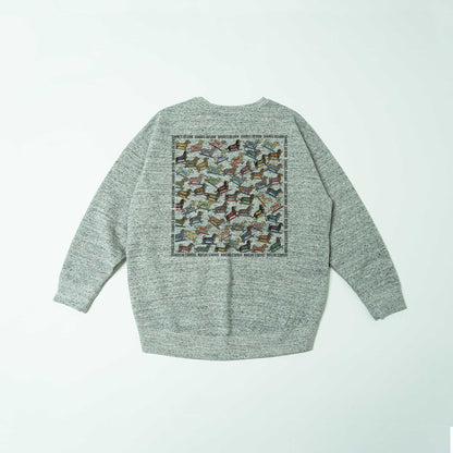 ダックス ALL OVER  LADIES SWEAT / 総柄-レディーススウェット