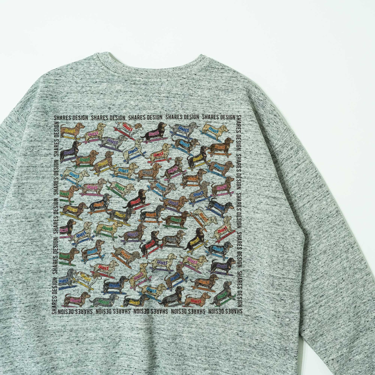 ダックス ALL OVER  LADIES SWEAT / 総柄-レディーススウェット