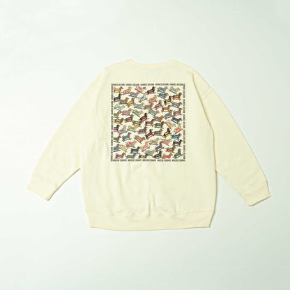 ダックス ALL OVER  LADIES SWEAT / 総柄-レディーススウェット