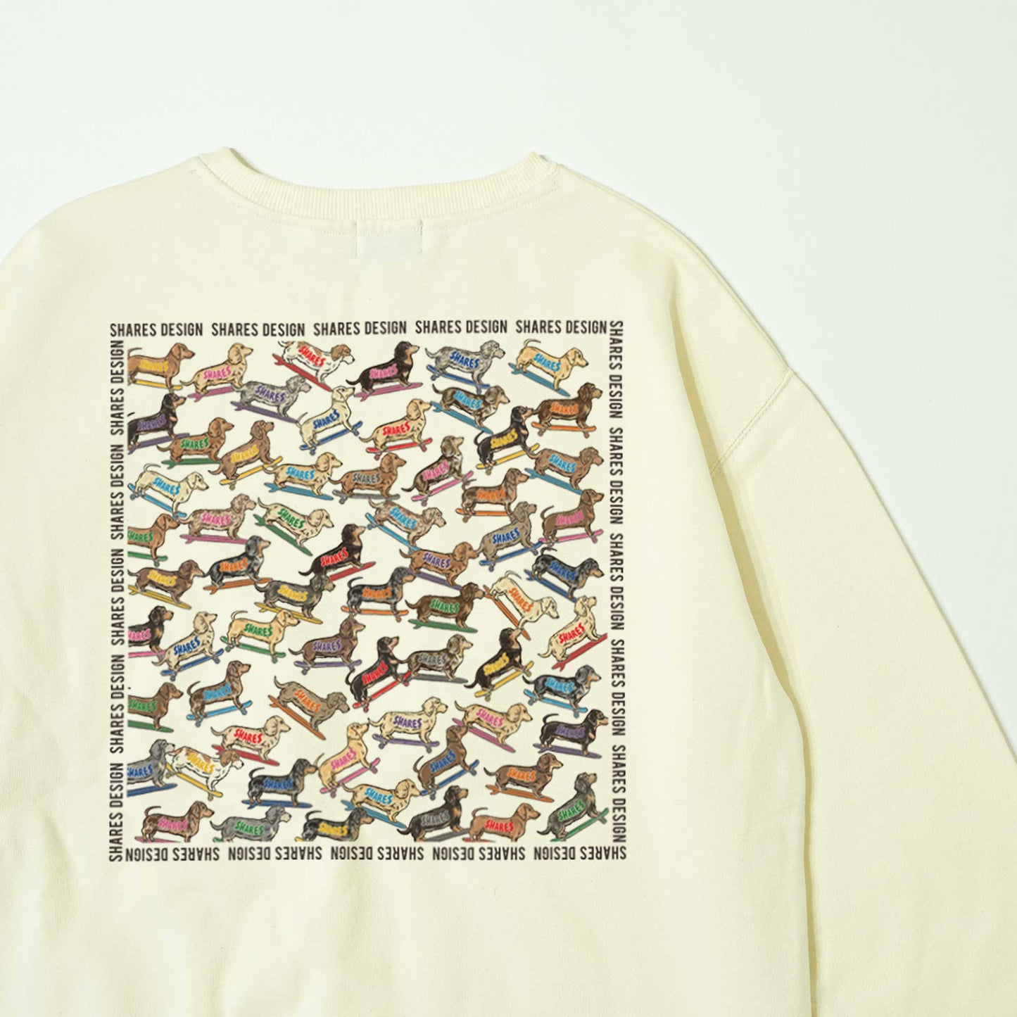 ダックス ALL OVER  LADIES SWEAT / 総柄-レディーススウェット