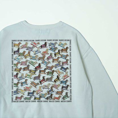 ダックス ALL OVER  LADIES SWEAT / 総柄-レディーススウェット