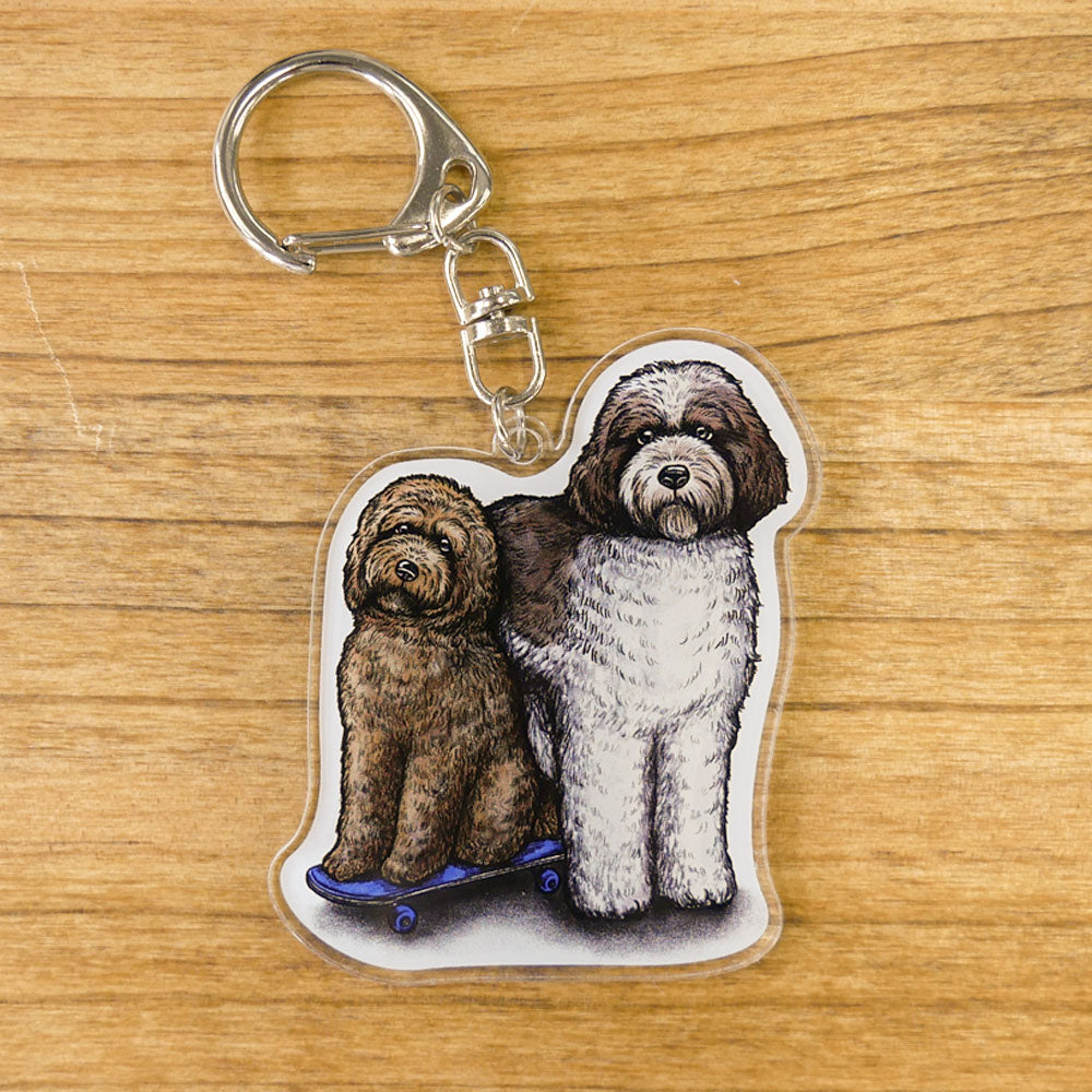 80s VINTAGE Australian Labradoodle KeyHolder