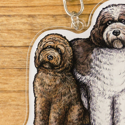 80s VINTAGE Australian Labradoodle KeyHolder