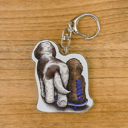 80s VINTAGE Australian Labradoodle KeyHolder