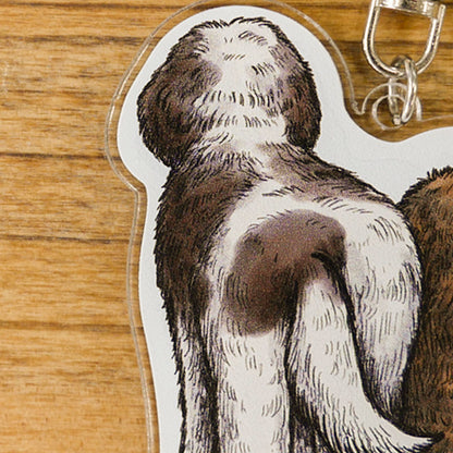 80s VINTAGE Australian Labradoodle KeyHolder