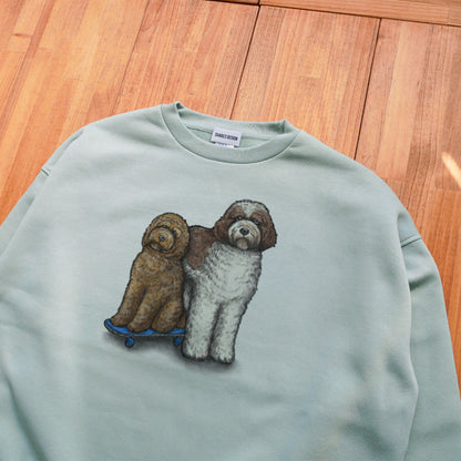 80's VTG Australian Labradoodle BIG CREW SWEAT / ビッグスウェット