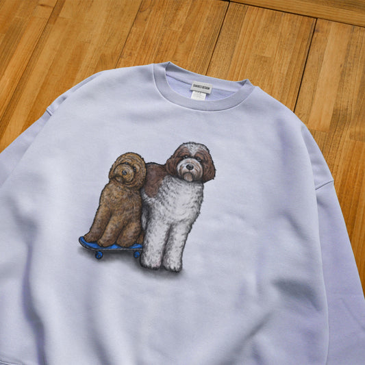 80's VTG Australian Labradoodle BIG CREW SWEAT / ビッグスウェット