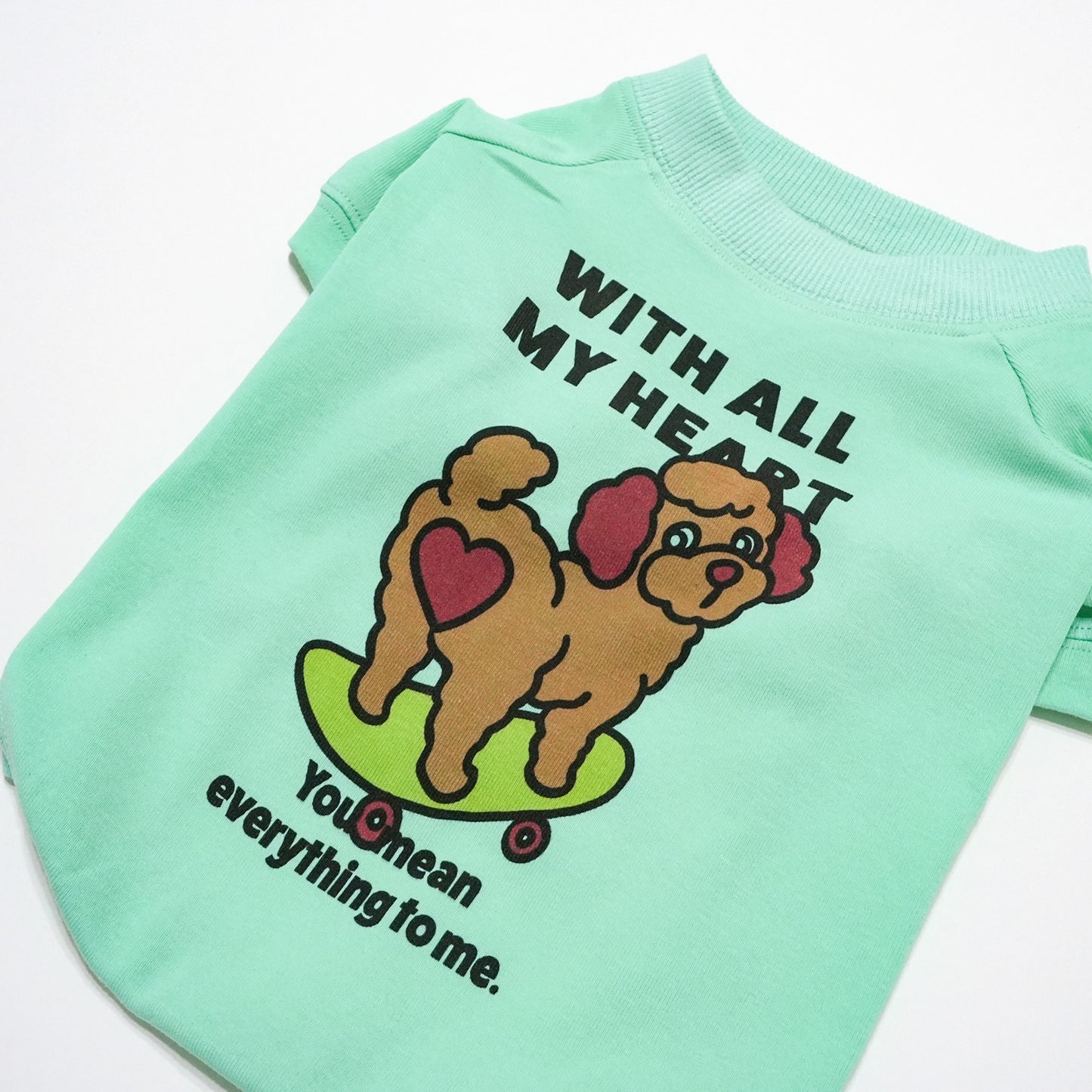 【期間限定！ 2/23 まで販売中】 〈 MY HEART♡〉 DOG T-SHIRTS/ 犬用 T シャツ