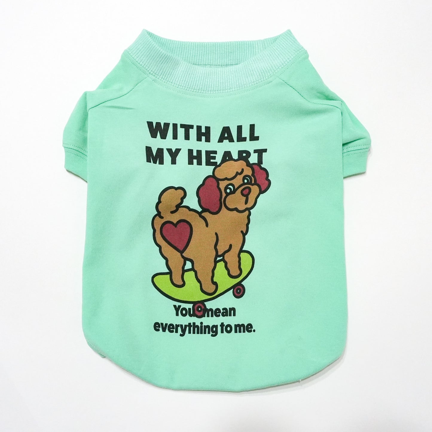 【期間限定！ 2/23 まで販売中】 〈 MY HEART♡〉 DOG T-SHIRTS/ 犬用 T シャツ