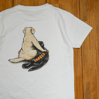 80s VINTAGE Golden Retriever＆Labrador Retriever Tee