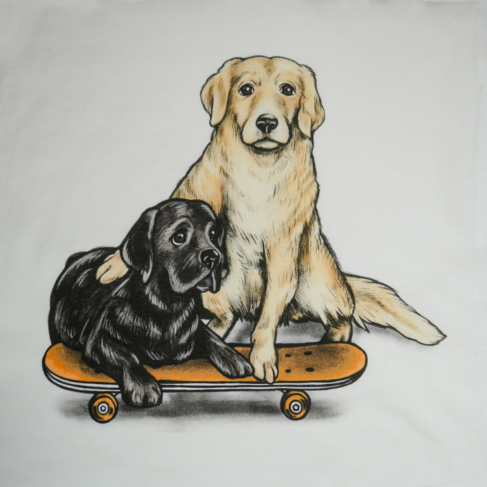 80s VINTAGE Golden Retriever＆Labrador Retriever Tee