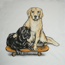 画像をギャラリービューアに読み込む, 80s VINTAGE Golden Retriever＆Labrador Retriever Tee
