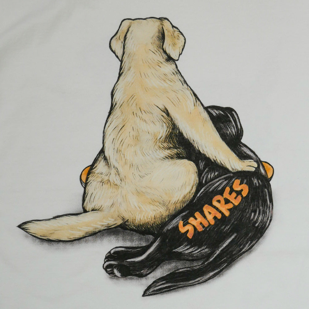 80s VINTAGE Golden Retriever＆Labrador Retriever Tee