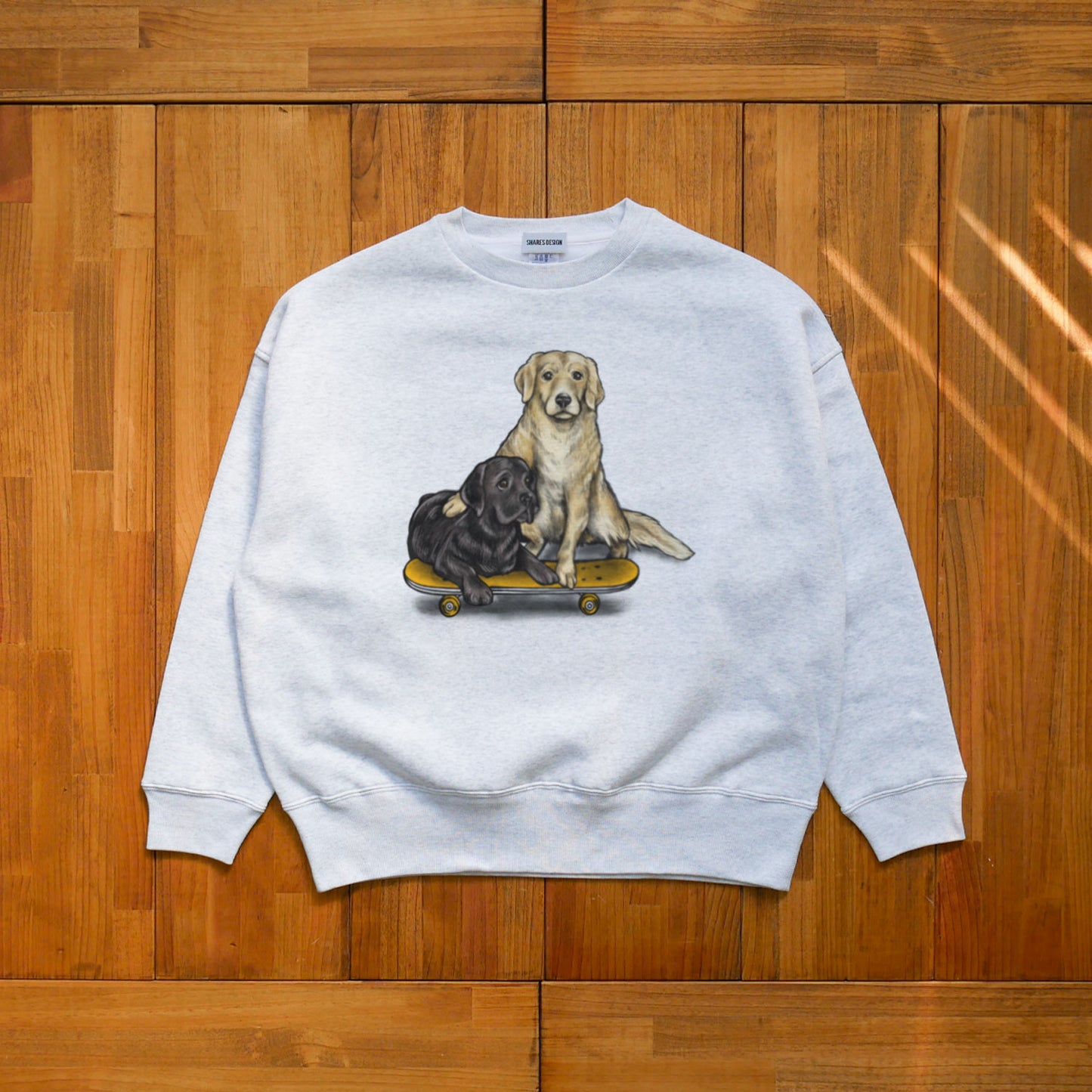 80's VTG Golden Retriever & Labrador Retrievere BIG CREW SWEAT / ビッグスウェット