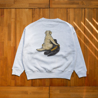 80's VTG Golden Retriever & Labrador Retrievere BIG CREW SWEAT / ビッグスウェット