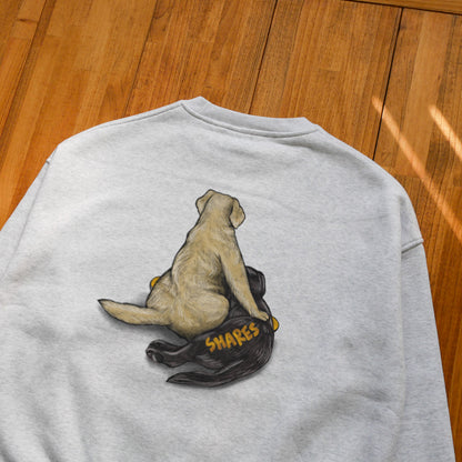 80's VTG Golden Retriever & Labrador Retrievere BIG CREW SWEAT / ビッグスウェット