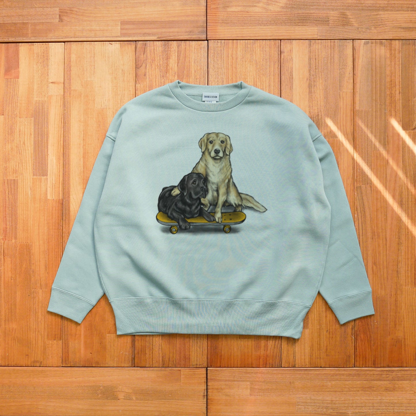 80's VTG Golden Retriever & Labrador Retrievere BIG CREW SWEAT / ビッグスウェット