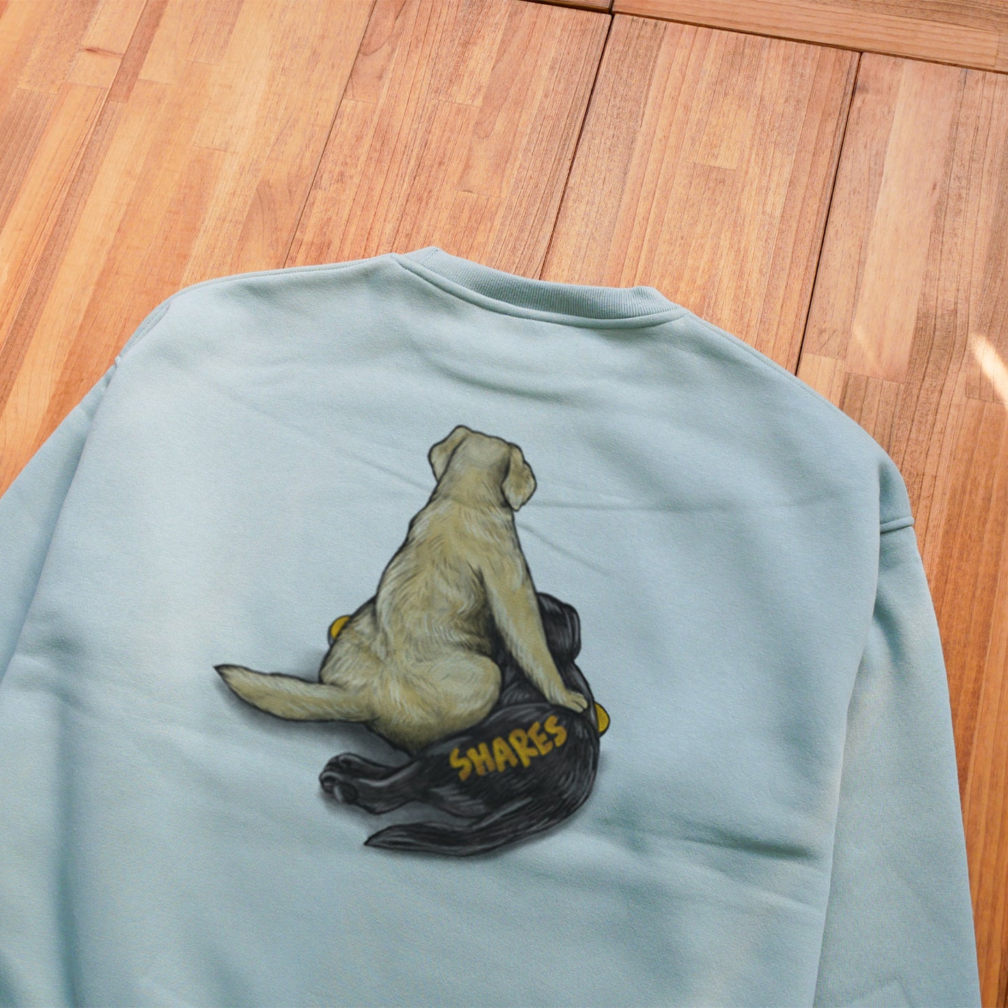 80's VTG Golden Retriever & Labrador Retrievere BIG CREW SWEAT / ビッグスウェット