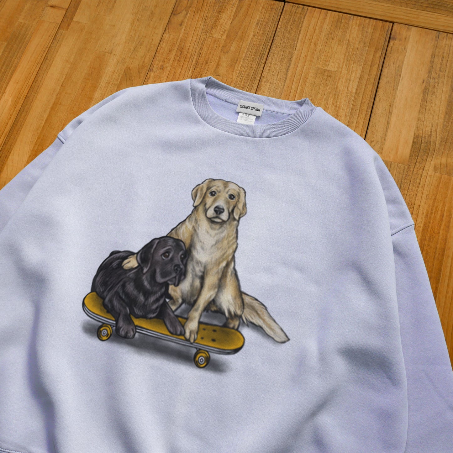 80's VTG Golden Retriever & Labrador Retrievere BIG CREW SWEAT / ビッグスウェット