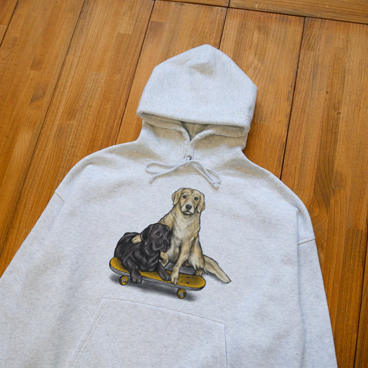 80's VTG Golden Retriever & Labrador Retrievere BIG SWEAT PK / パーカー