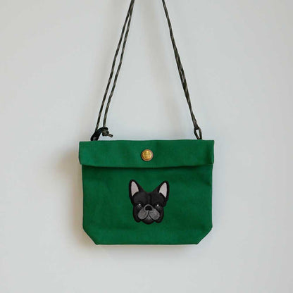 FB FACE EMB POCHETTE【Brindle】