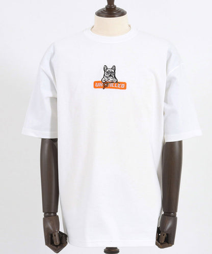 【エコバッグプレゼント対象】GERBERA DOG BOX LOGO EMB HEAVY WEIGHIT BIG-T/French Bulldog