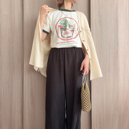 【期間限定！ 6/14 まで販売中】 〈 OYATSU TIME〉RINGER T-SHIRTS/リンガー 半袖 T シャツ