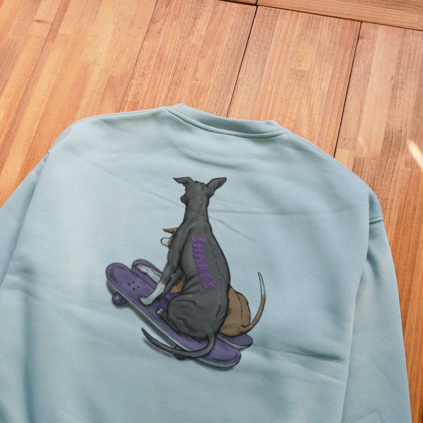 80's VTG ITALIAN GREYHOUND BIG CREW SWEAT / ビッグスウェット