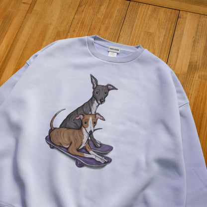 80's VTG ITALIAN GREYHOUND BIG CREW SWEAT / ビッグスウェット