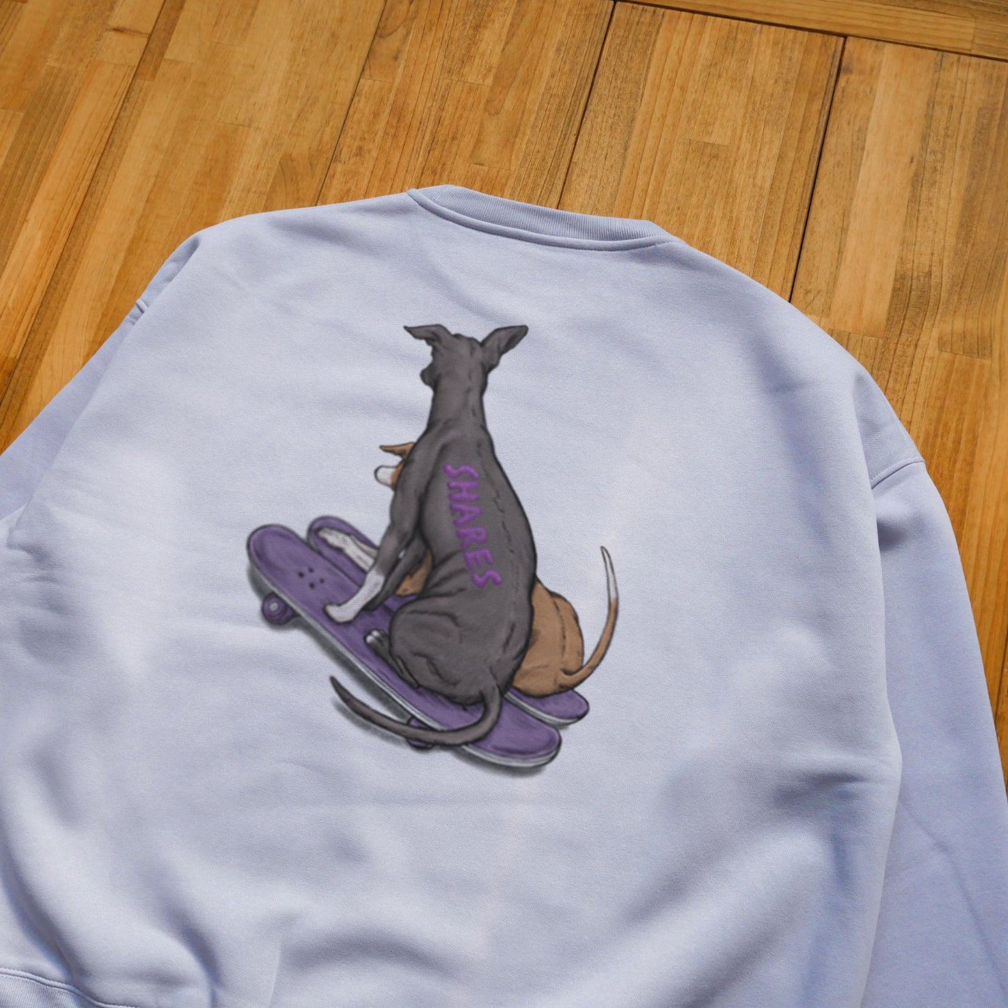 80's VTG ITALIAN GREYHOUND BIG CREW SWEAT / ビッグスウェット