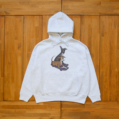 80's VTG Italian Greyhound BIG SWEAT PK / パーカー