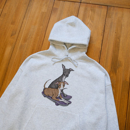 80's VTG Italian Greyhound BIG SWEAT PK / パーカー