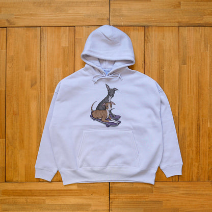 80's VTG Italian Greyhound BIG SWEAT PK / パーカー