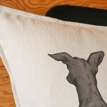 画像をギャラリービューアに読み込む, ORGANIC COTTON Italian Greyhound CUSHION COVER
