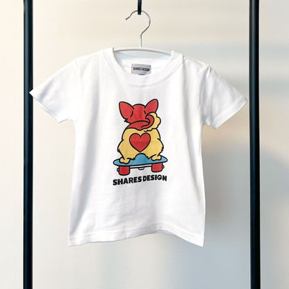 【期間限定！4/19まで販売中】 〈OPEN HEART♡〉KIDST-SHIRTS/ 半袖キッズTシャツ（送料無料）