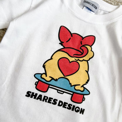 【期間限定！4/19まで販売中】 〈OPEN HEART♡〉KIDST-SHIRTS/ 半袖キッズTシャツ（送料無料）