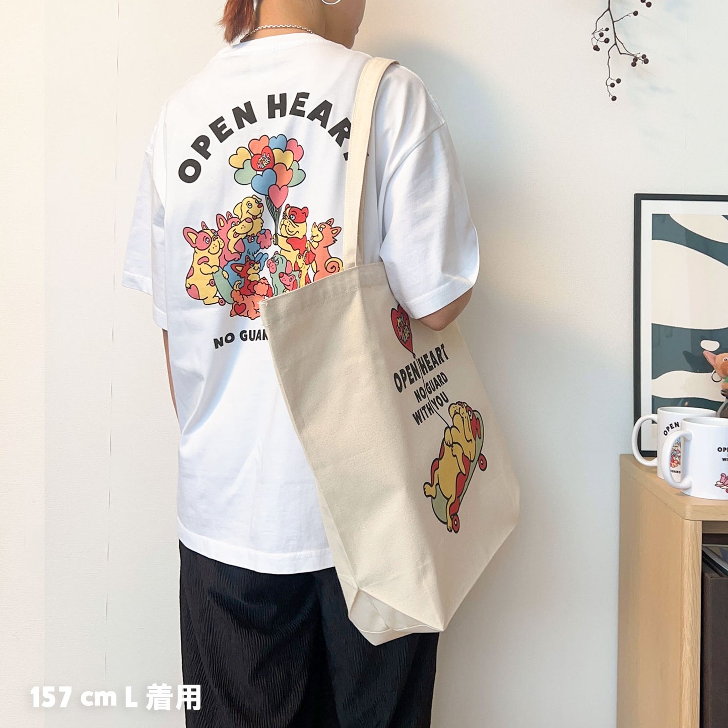 【期間限定！4/19まで販売中】 〈OPEN HEART♡〉T-SHIRTS/ 半袖Tシャツ