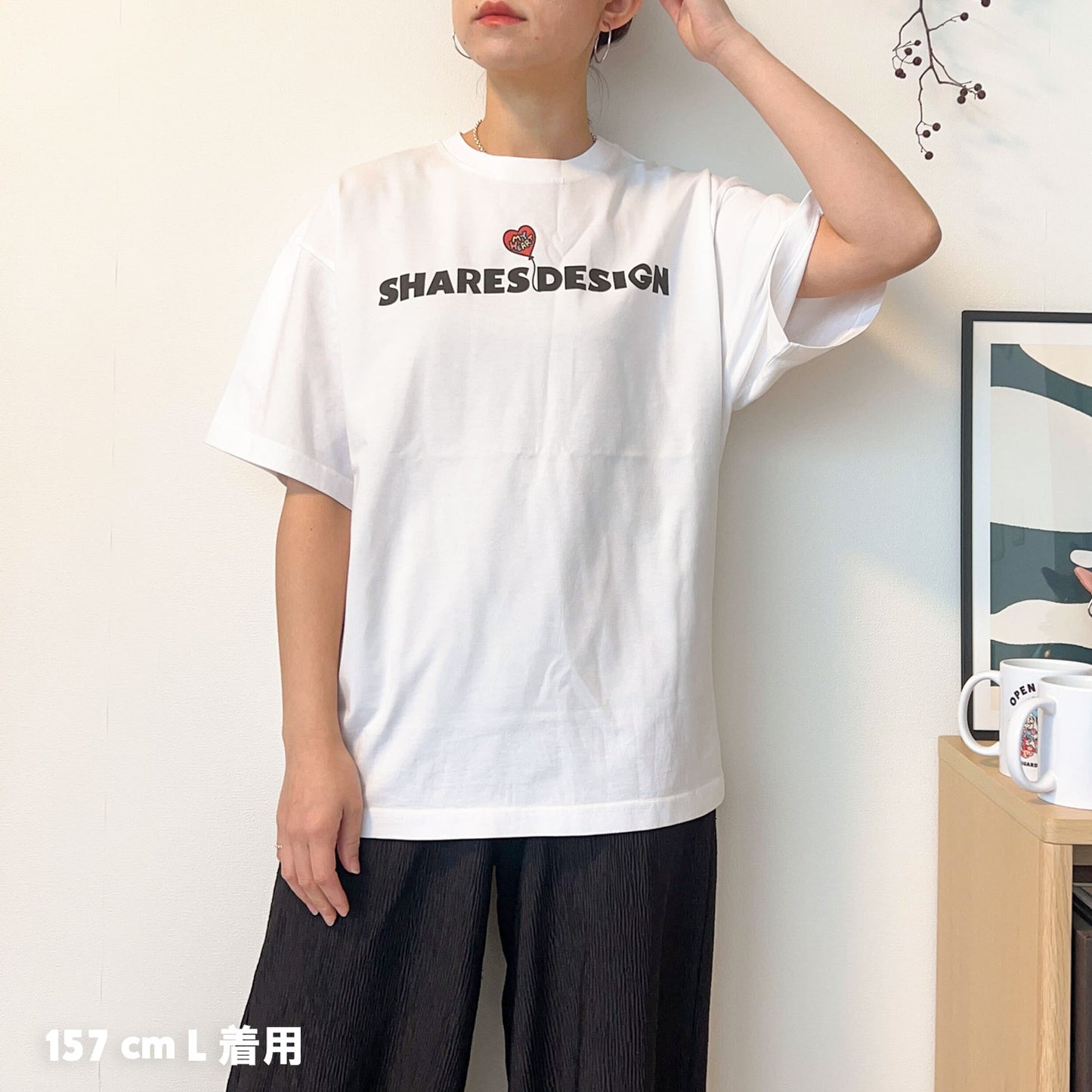 【期間限定！4/19まで販売中】 〈OPEN HEART♡〉T-SHIRTS/ 半袖Tシャツ