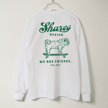 PUG FRIENDS LONG SLEEVE TEE  / 長袖Tシャツ