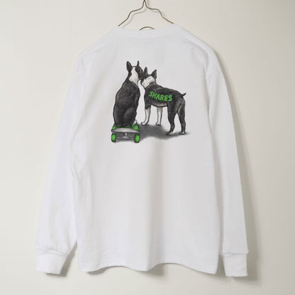 80's VTG BOSTON TERRIER LONG SLEEVE TEE / 長袖Tシャツ