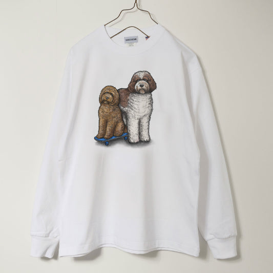 80's VTG Australian Labradoodle  LONG SLEEVE TEE / 長袖Tシャツ