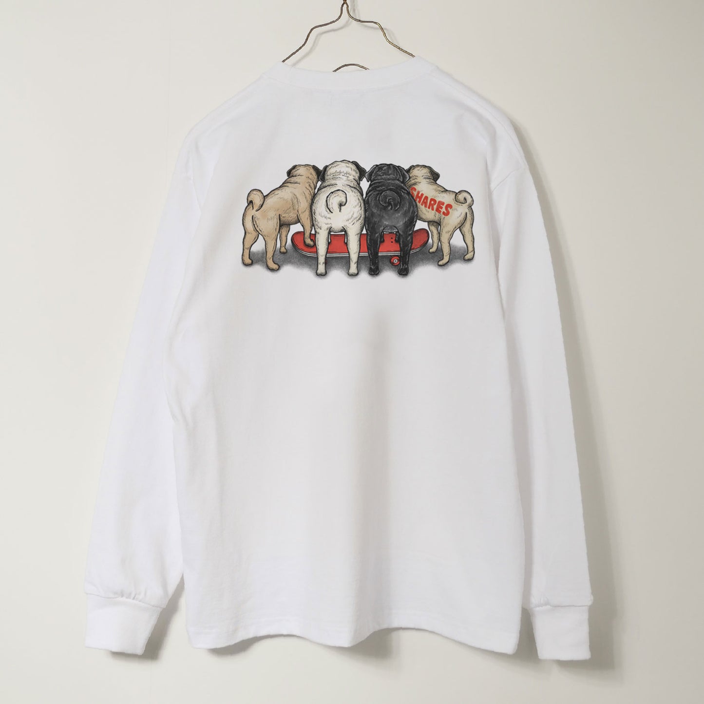 80's VTG PUG LONG SLEEVE TEE / 長袖Tシャツ