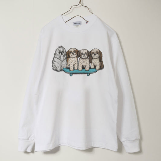 80's VTG SHIH TZU LONG SLEEVE TEE / 長袖Tシャツ