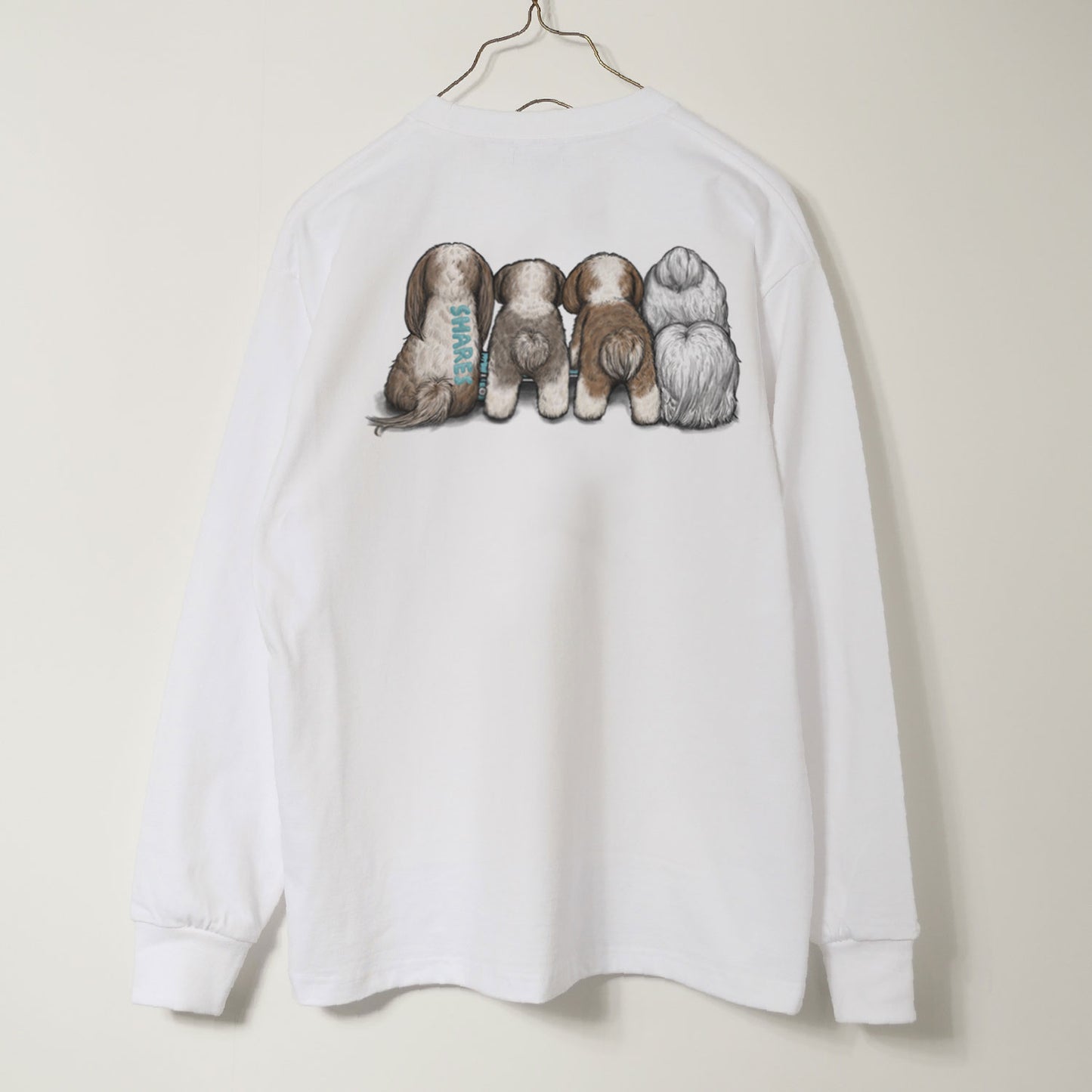 80's VTG SHIH TZU LONG SLEEVE TEE / 長袖Tシャツ