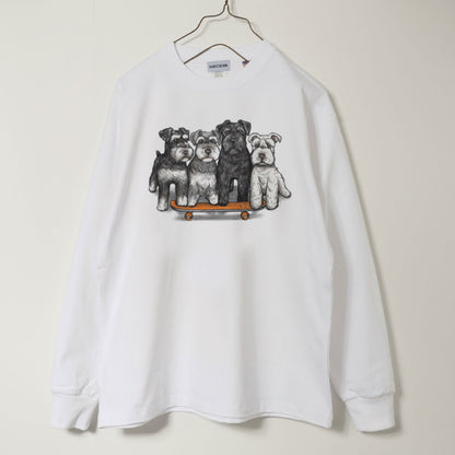 80's VTG SCHNAUZER  LONG SLEEVE TEE / 長袖Tシャツ