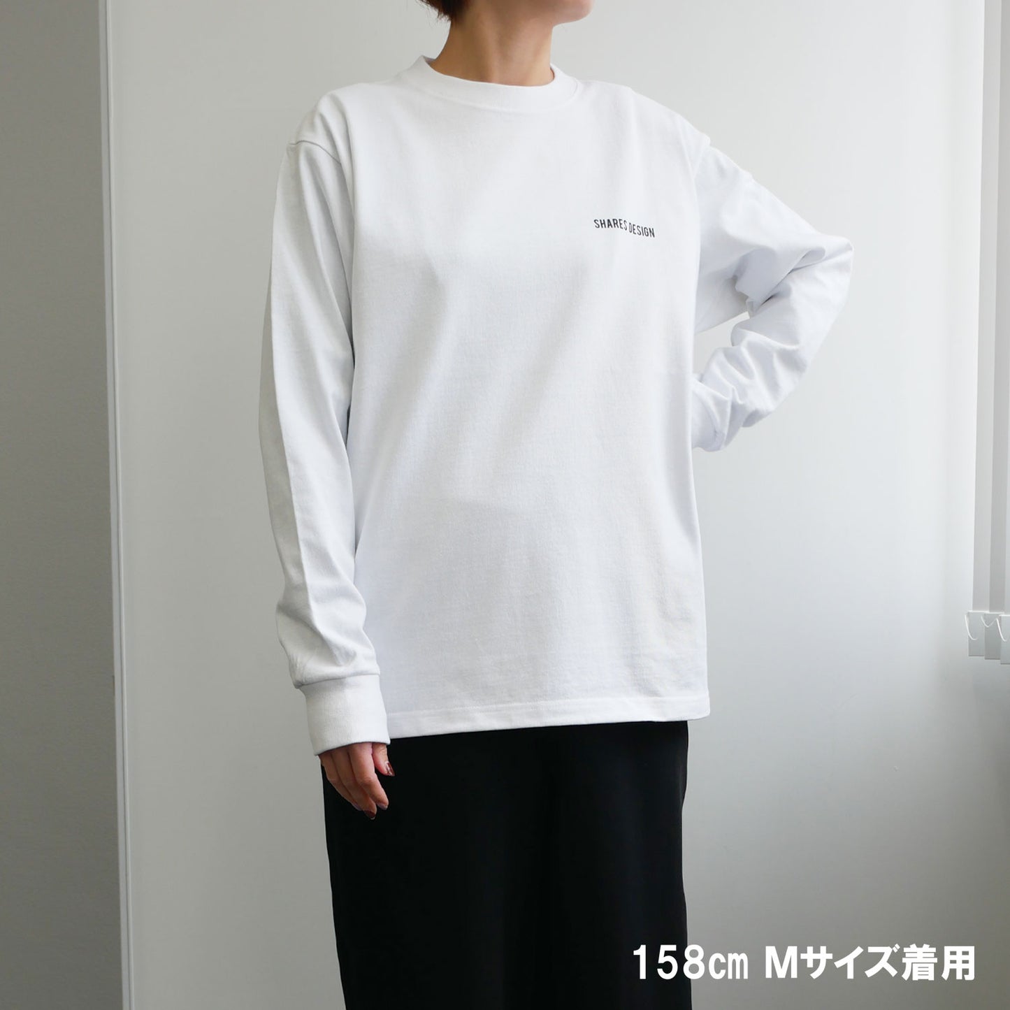 SHARES ALL OVER LONG SLEEVE TEE/ 総柄- 長袖Tシャツ