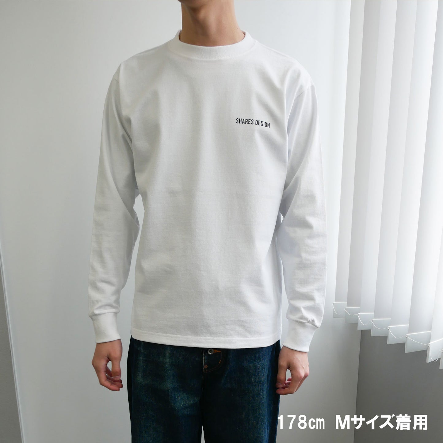 SHARES ALL OVER LONG SLEEVE TEE/ 総柄- 長袖Tシャツ