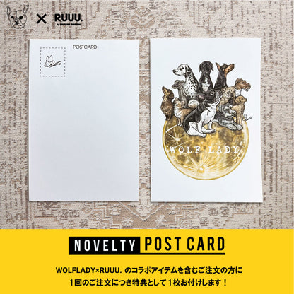 【受注生産！ 12/26 まで予約（1 月中旬～お届け）】 〈WOLFLADY×RUUU.〉 DOG T-SHIRTS/ 犬用T シャツ